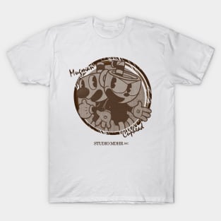 Cuphead - Old cartoon sepia style T-Shirt